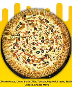 CHEESE CRUST MALAI PIZZA